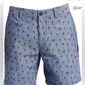 Bonobos Blue Palm Pattern Men's Shorts